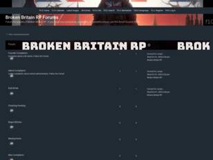 Broken Britain RP Forums