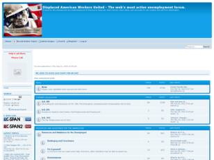 Unemployment Forum:  Displaced American Workers United