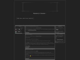 Mystery's Games Forum